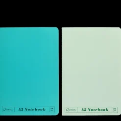Rex London A5 notebooks (set of 2) - Green & aqua Best