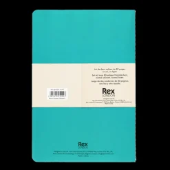 Rex London A5 notebooks (set of 2) - Green & aqua Best