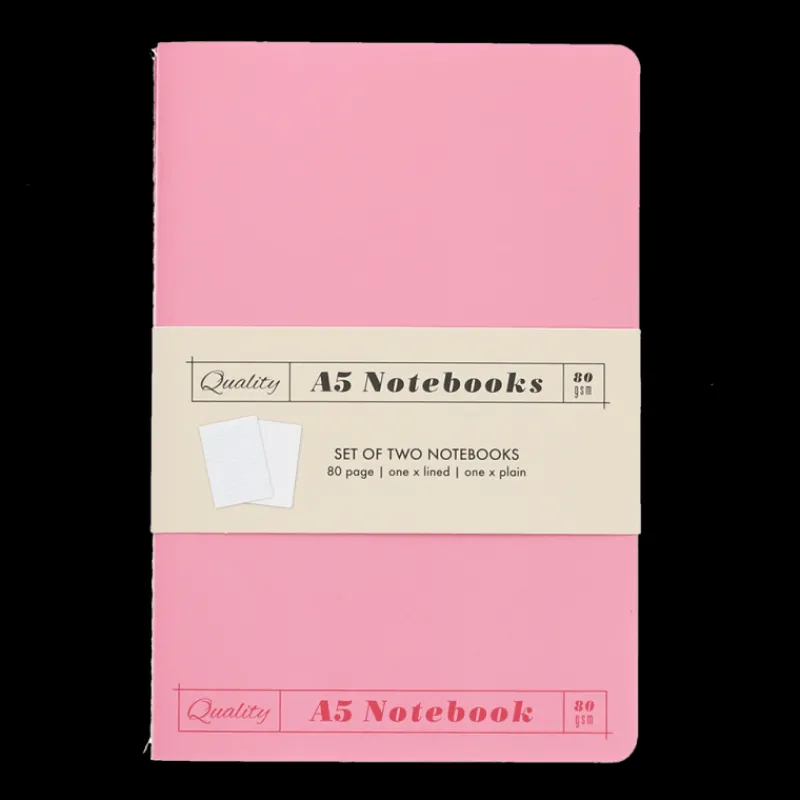 Rex London A5 notebooks (set of 2) - Pinks Sale