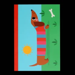 Rex London A5 notebook - Sunny Sausage Dog Clearance