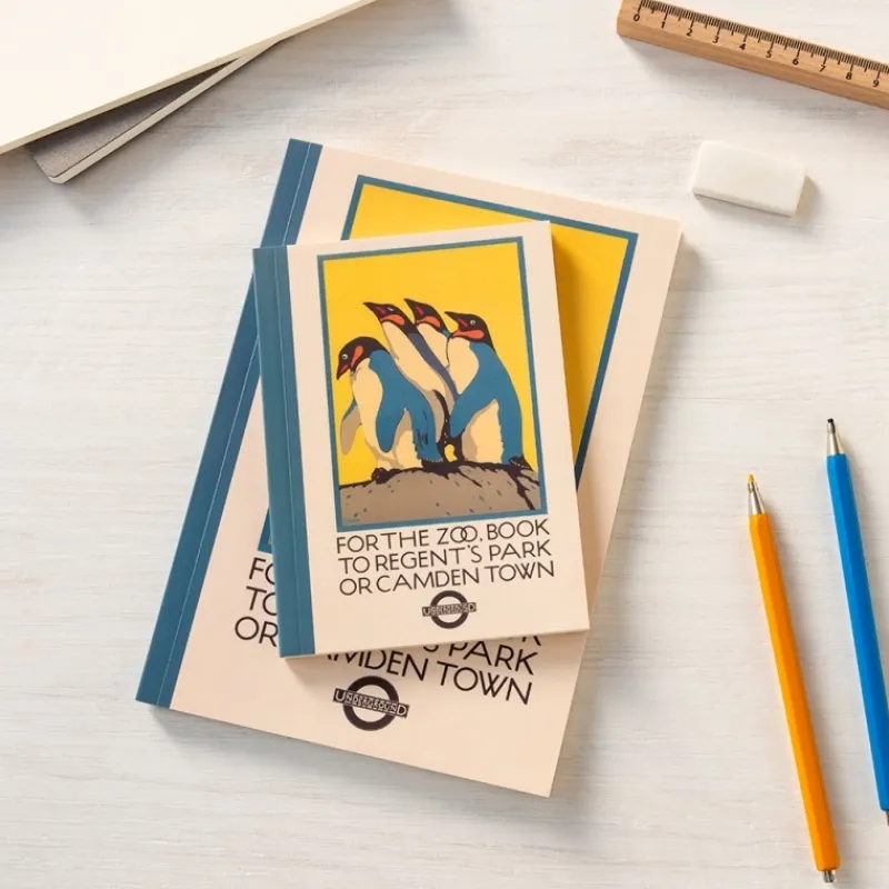 Rex London A6 notebook - TfL Vintage Poster "For the Zoo..." Online