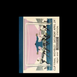 Rex London A6 notebook - TfL Vintage Poster "Cup Final" Online