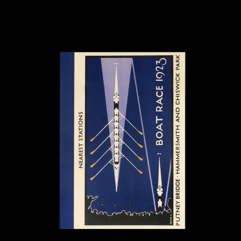 Rex London A6 notebook - TfL Vintage Poster "Boat Race" Fashion