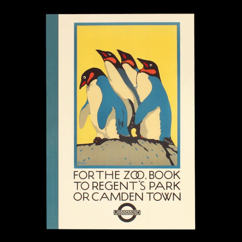 Rex London A5 notebook - TfL Vintage Poster "For the Zoo…" Fashion