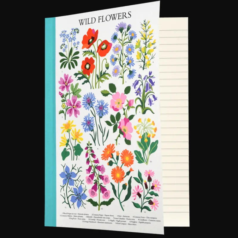 Rex London A5 notebook - Wild Flowers Best