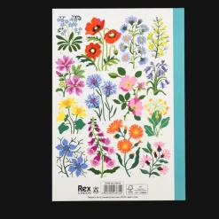 Rex London A5 notebook - Wild Flowers Best