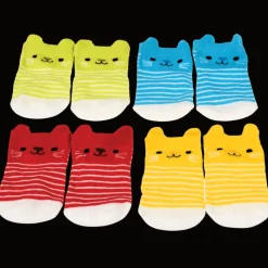 Rex London Baby socks (4 pairs) - Kitten Hot