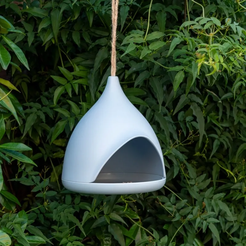 Rex London Bamboo fibre bird feeder - Blue Fashion