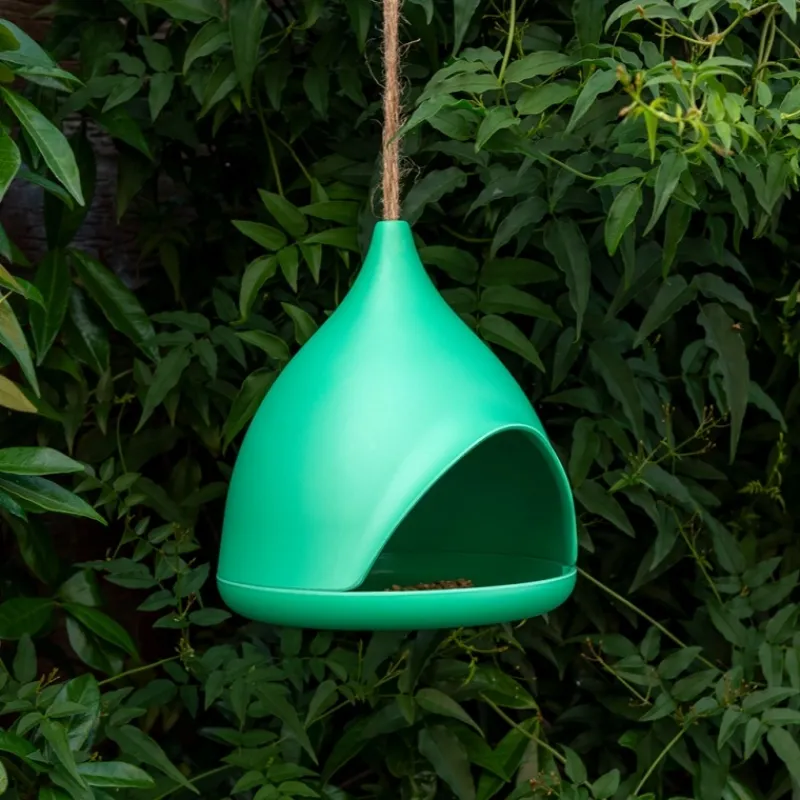 Rex London Bamboo fibre bird feeder - Green Online