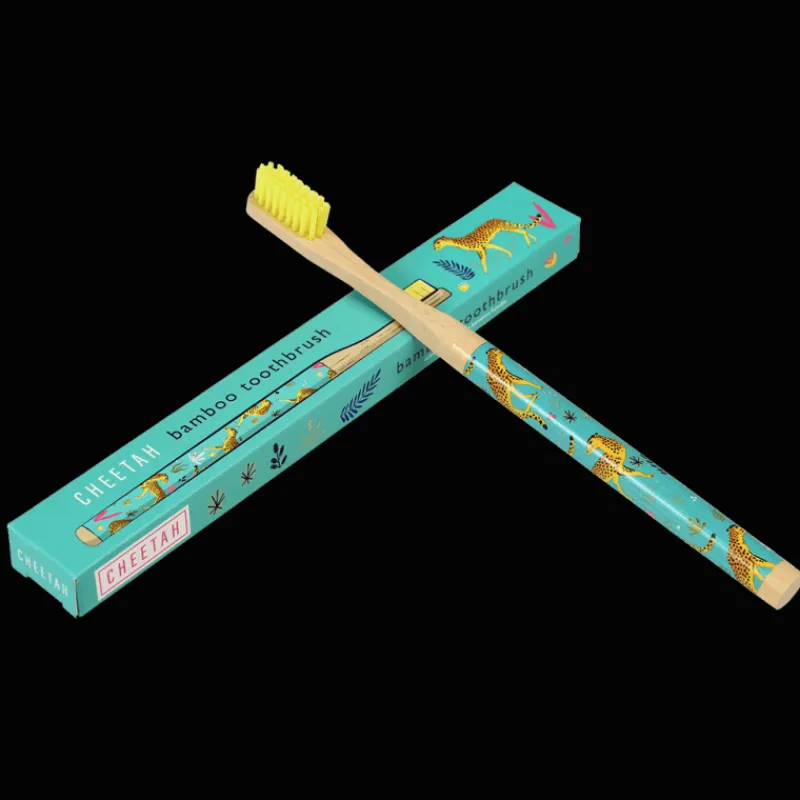 Rex London Bamboo toothbrush - Cheetah Online