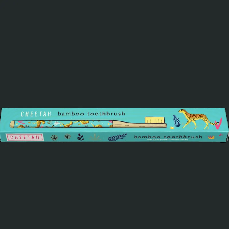 Rex London Bamboo toothbrush - Cheetah Online