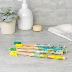 Rex London Bamboo toothbrush - Cheetah Online