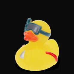 Rex London Bath toy - Duck with snorkel (yellow) New