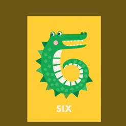 Rex London Birthday card - Crocodile SIX Online