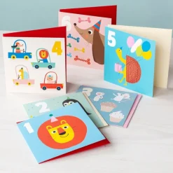 Rex London Birthday card - Dog and bones SIX Sale