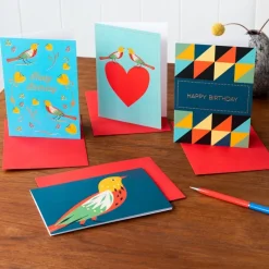 Rex London Birthday card - Flower birds Best