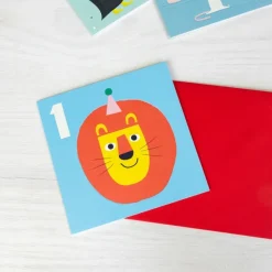 Rex London Birthday card - Lion ONE Hot