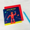 Rex London Birthday card - Sci-fi robot Hot