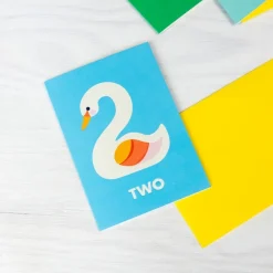 Rex London Birthday card - Swan TWO Sale