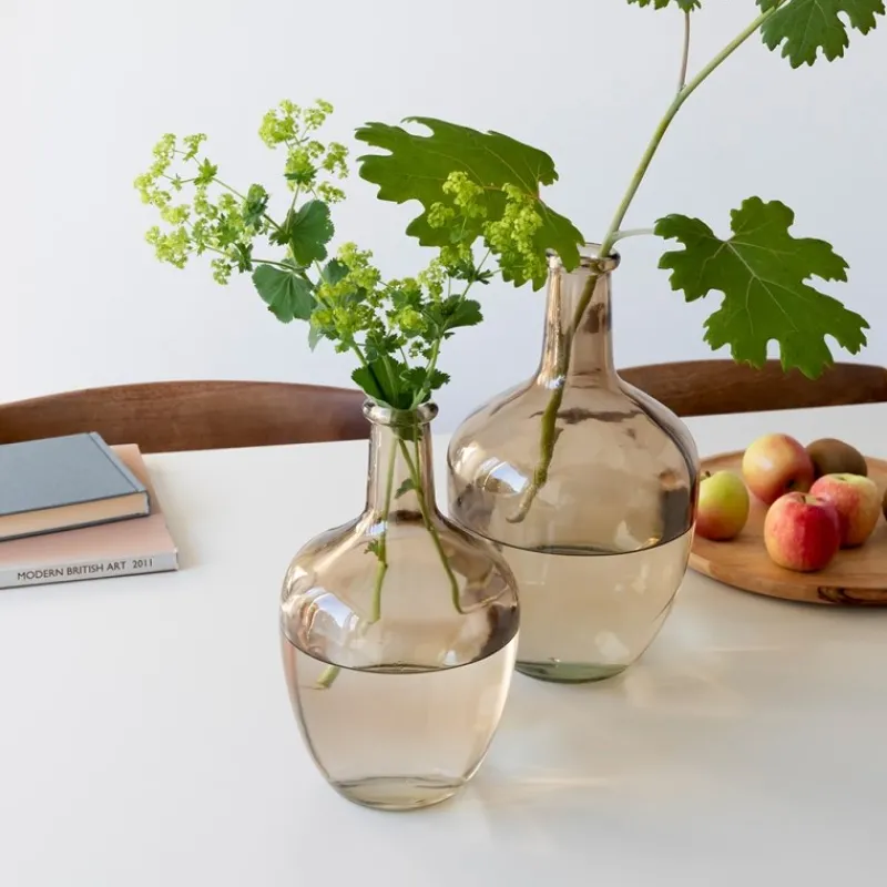 Rex London Bottle vase (25cm) - Amber Discount