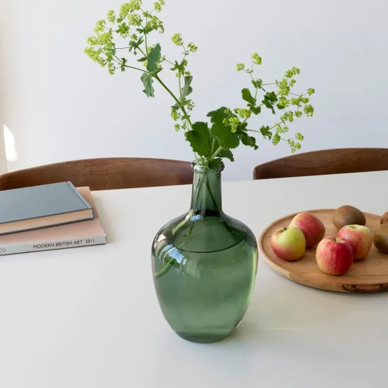 Rex London Bottle vase (25cm) - Green Clearance