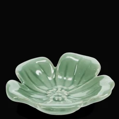 Rex London Ceramic flower dish 11cm - Green New