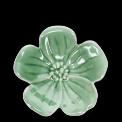 Rex London Ceramic flower dish 11cm - Green New