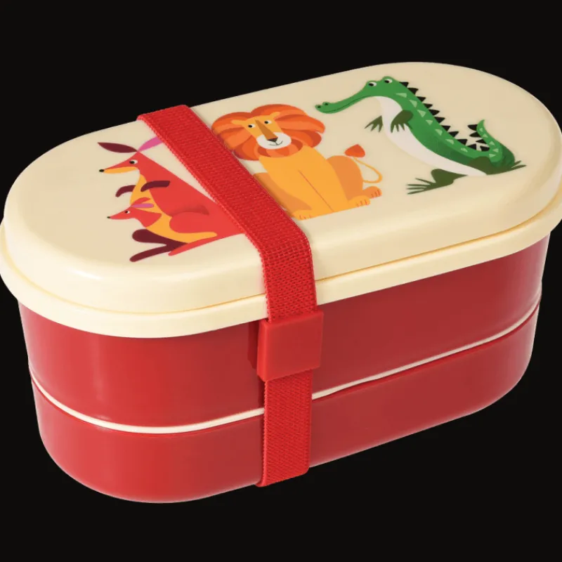 Rex London Children's bento box - Colourful Creatures Discount