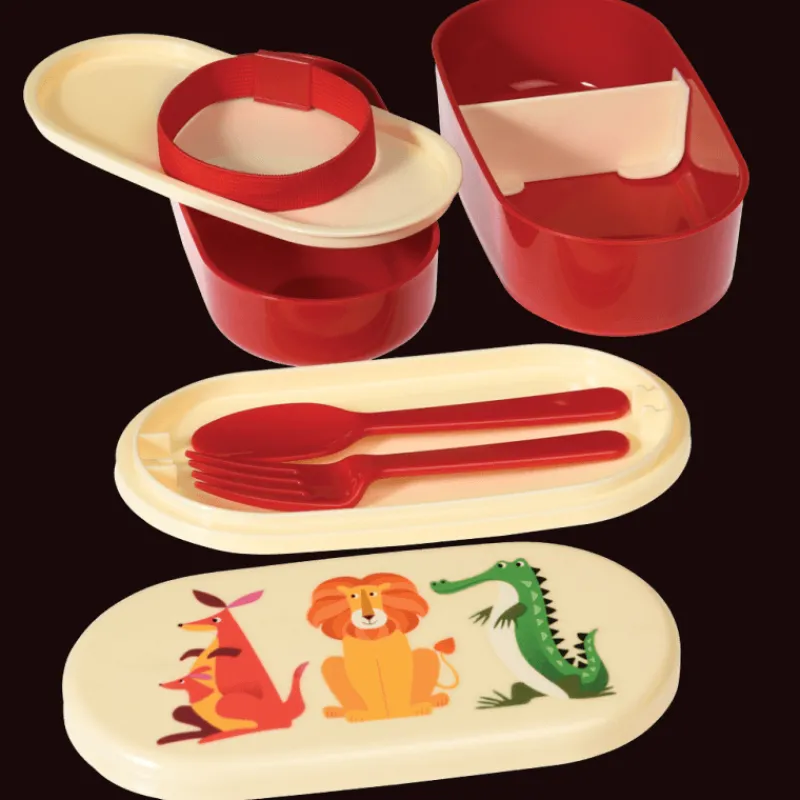 Rex London Children's bento box - Colourful Creatures Discount