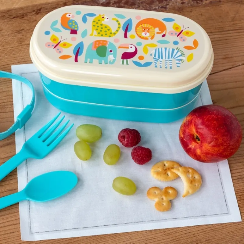 Rex London Children's bento box - Wild Wonders Clearance
