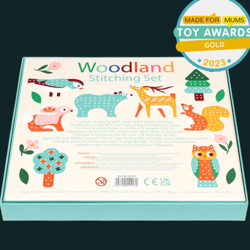 Rex London Children's cardboard stitching kit - Woodland Fashion