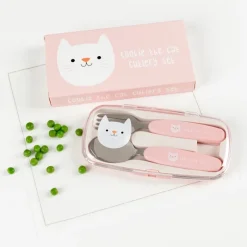Rex London Children's cutlery set - Cookie the Cat Fashion