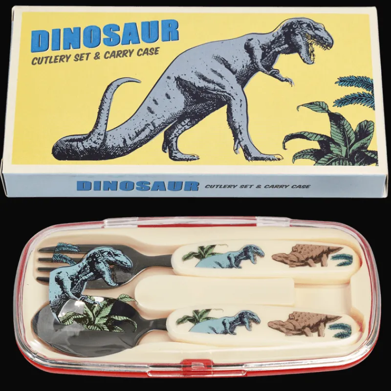 Rex London Children's cutlery set - Prehistoric Land New