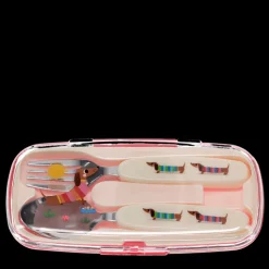 Rex London Children's cutlery set - Sausage Dog Hot