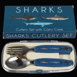 Rex London Children's cutlery set - Sharks Fashion