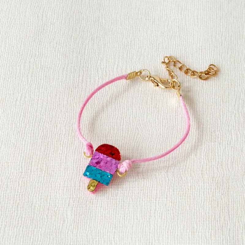 Rex London Children's glitter bracelet - Ice lolly Online