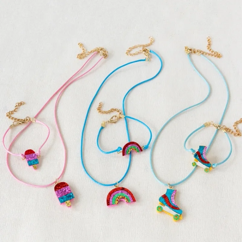Rex London Children's glitter bracelet - Ice lolly Online