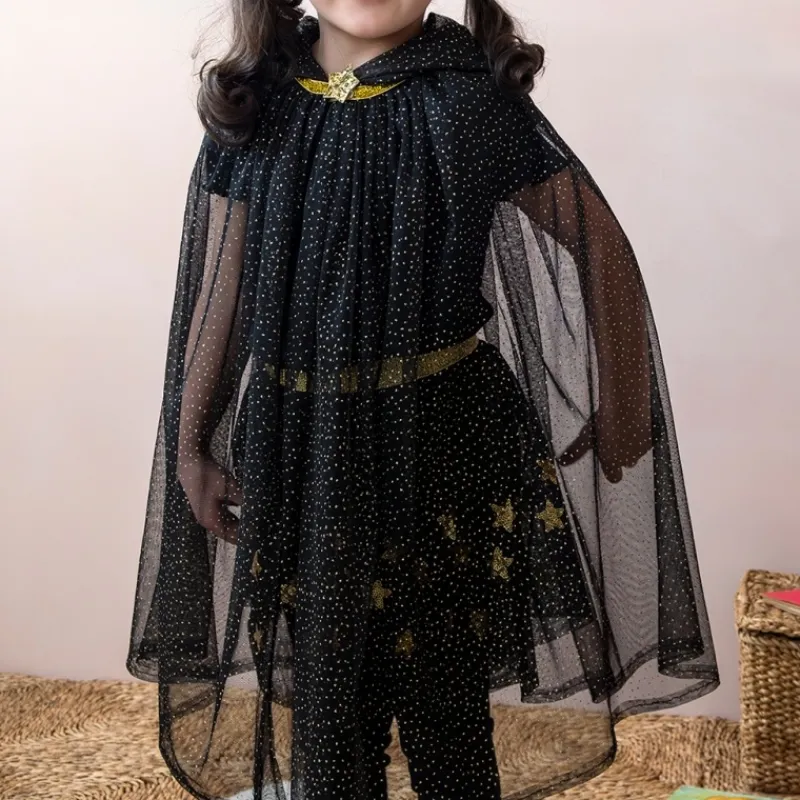 Rex London Children's glitter cape - Black Discount