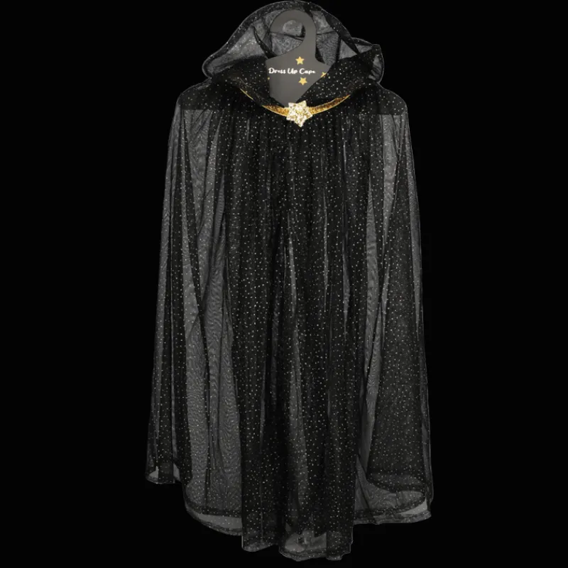 Rex London Children's glitter cape - Black Discount