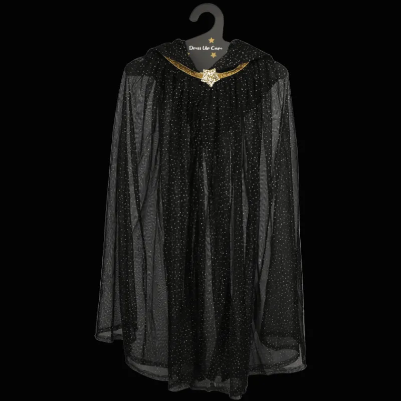 Rex London Children's glitter cape - Black Discount