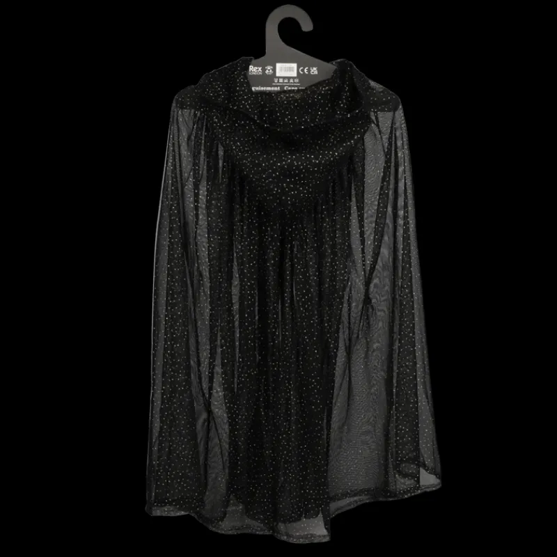Rex London Children's glitter cape - Black Discount