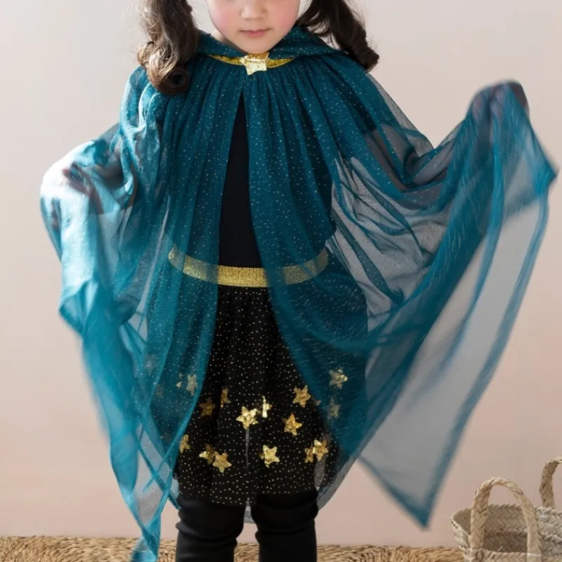 Rex London Children's glitter cape - Blue Sale