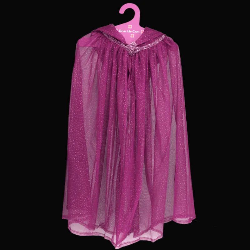 Rex London Children's glitter cape - Dark pink Hot