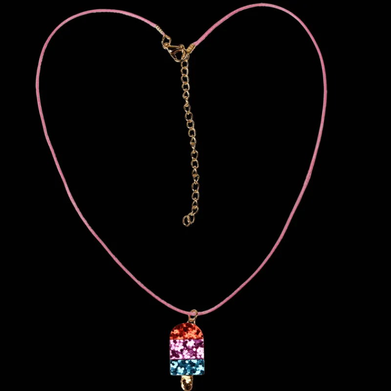 Rex London Children's glitter necklace - Ice lolly Fashion