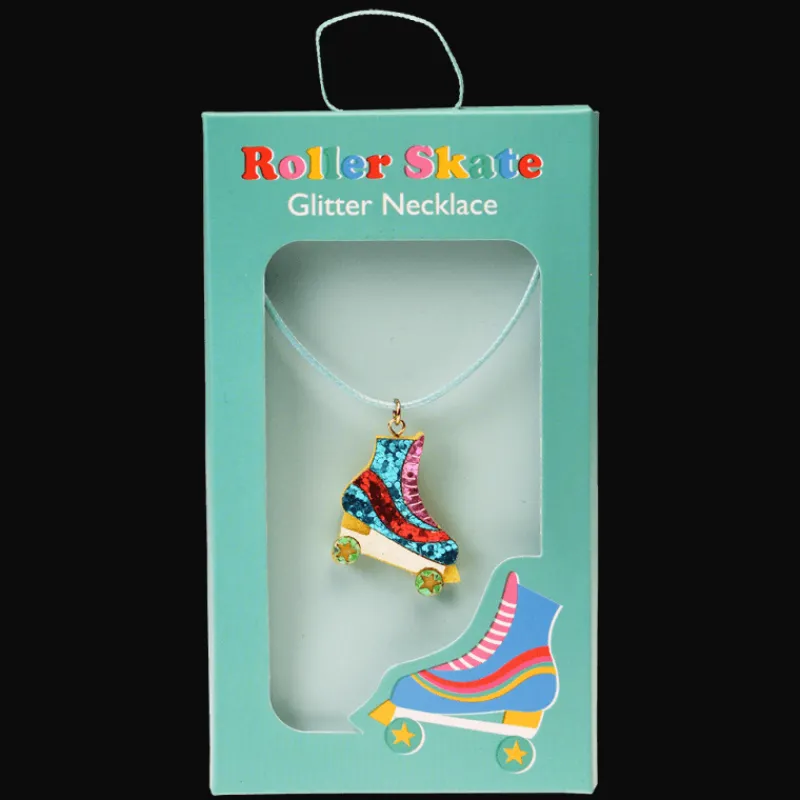 Rex London Children's glitter necklace - Roller skate Outlet
