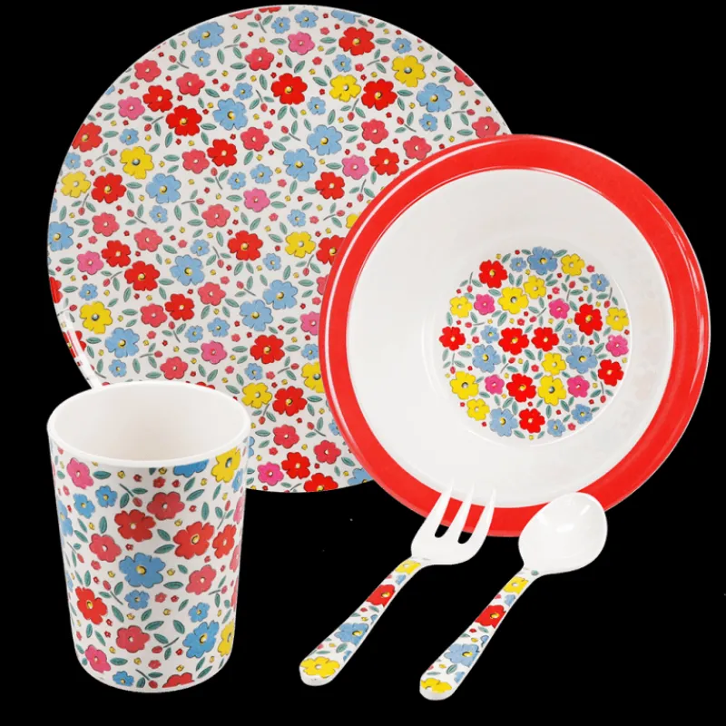 Rex London Children's melamine dinner set (5 pieces) - Tilde Clearance