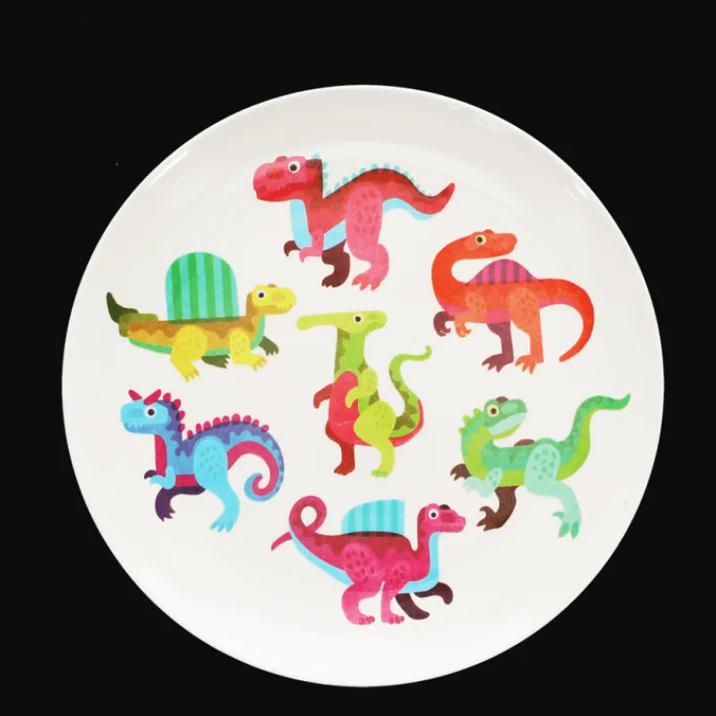 Rex London Children's melamine plate - Baby Dinos Outlet