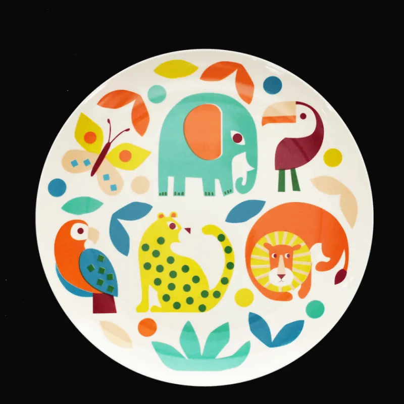 Rex London Children's melamine plate - Wild Wonders Discount