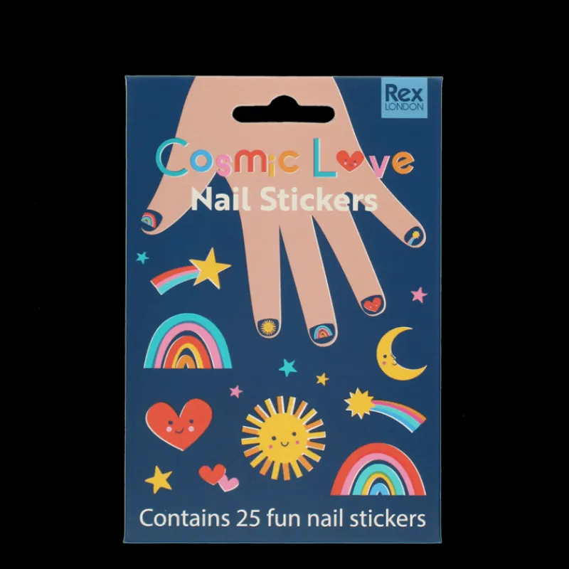 Rex London Children's nail stickers - Cosmic Love Clearance