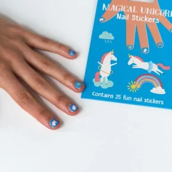 Rex London Children's nail stickers (pack of 25) - Magical Unicorn New
